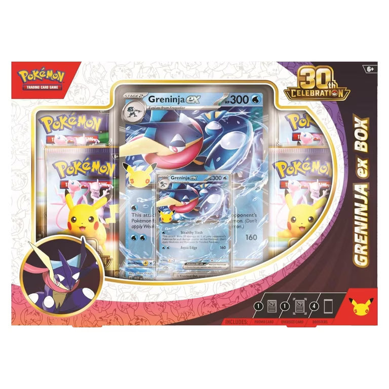POKÉMON TCG: 30TH CELEBRATION - EX BOX - GRENINJA EX