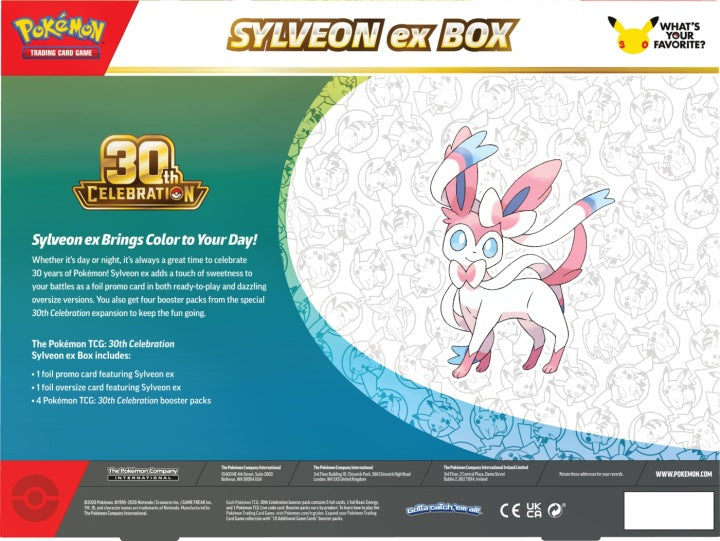 POKÉMON TCG: 30TH CELEBRATION - EX BOX - SYLVEON EX