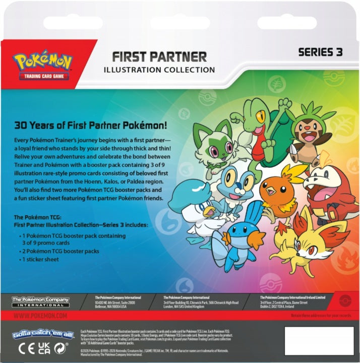 POKÉMON TCG: FIRST PARTNER BOOSTER COLLECTION #3 EN